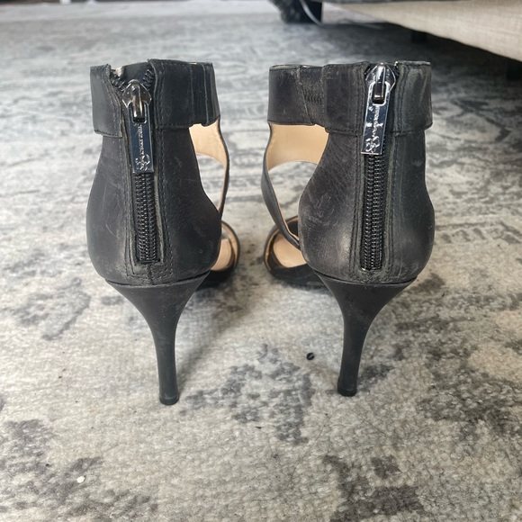 Black Jessica Simpson leather heels, size 8 - Picture 3 of 9